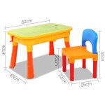 Keezi Kids Table & Chair Sandpit Set Keezi Kids Table & Chair Sandpit Set
