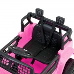 Rigo Kids Electric 12V Jeep Battery Remote Control Ride On Car - Pink