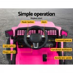 Rigo Kids Electric 12V Jeep Battery Remote Control Ride On Car - Pink