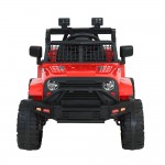 Rigo Kids Electric 12V Jeep Battery Remote Control Ride On Car - Red