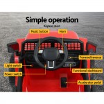 Rigo Kids Electric 12V Jeep Battery Remote Control Ride On Car - Red
