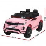 Land Rover Evoque 12V Licensed Kids Electric Ride On Car - Pink
