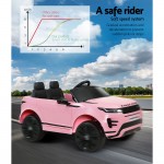 Land Rover Evoque 12V Licensed Kids Electric Ride On Car - Pink
