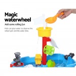 Keezi Kids Beach Sand and Water Sandpit Pirate Ship Outdoor Table Toys Keezi Kids Beach Sand and Water Sandpit Pirate Ship Outdoor Table Toys