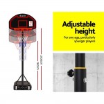 Everfit 2.1m Adjustable Portable Basketball Stand Hoop System Rim - Black Everfit 2.1m Adjustable Portable Basketball Stand Hoop System Rim - Black