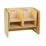 Keezi 3 Piece Nordic Kids Activity Desk Compact Table and Chair Set - Natural Keezi 3 Piece Nordic Kids Activity Desk Compact Table and Chair Set - Natural