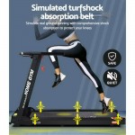 Everfit Electric Treadmill 42cm Foldable Running Home Gym Fitness Machine - Black Everfit Electric Treadmill 42cm Foldable Running Home Gym Fitness Machine - Black