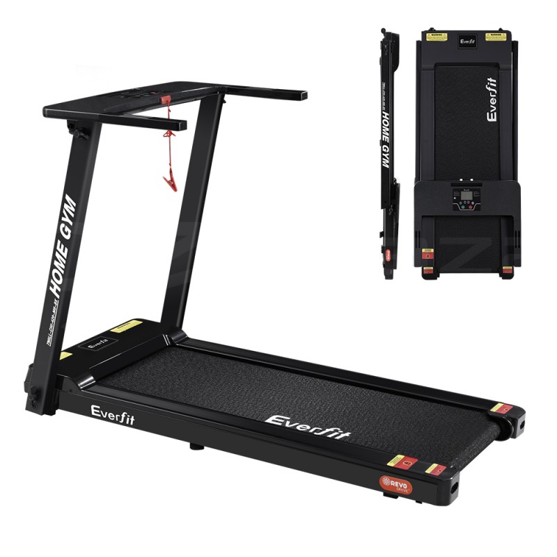 Everfit Electric Treadmill 42cm Foldable Running Home Gym Fitness Machine - Black Everfit Electric Treadmill 42cm Foldable Running Home Gym Fitness Machine - Black