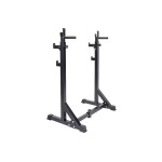 Commercial Squat Rack Adjustable Pair Fitness Exercise Weight Lifting Gym Barbell Stand Commercial Squat Rack Adjustable Pair Fitness Exercise Weight Lifting Gym Barbell Stand