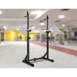 Commercial Squat Rack Adjustable Pair Fitness Exercise Weight Lifting Gym Barbell Stand Commercial Squat Rack Adjustable Pair Fitness Exercise Weight Lifting Gym Barbell Stand