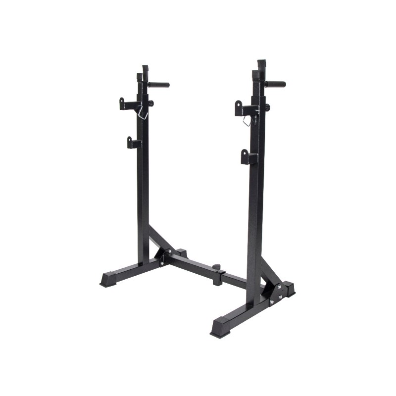 Commercial Squat Rack Adjustable Pair Fitness Exercise Weight Lifting Gym Barbell Stand Commercial Squat Rack Adjustable Pair Fitness Exercise Weight Lifting Gym Barbell Stand