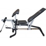 FID Flat Incline Decline Bench Press w/ Leg Extension
