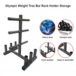 Olympic Weight Tree Bar Rack Holder Storage Olympic Weight Tree Bar Rack Holder Storage