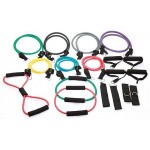 19PC Resistance Exercise Fitness Bands Tubes Kit Yoga Set 19PC Resistance Exercise Fitness Bands Tubes Kit Yoga Set