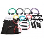19PC Resistance Exercise Fitness Bands Tubes Kit Yoga Set 19PC Resistance Exercise Fitness Bands Tubes Kit Yoga Set