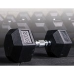 20KG Commercial Rubber Hex Dumbbell Gym Weight 20KG Commercial Rubber Hex Dumbbell Gym Weight