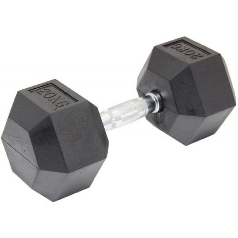 20KG Commercial Rubber Hex Dumbbell Gym Weight 20KG Commercial Rubber Hex Dumbbell Gym Weight