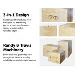3-IN-1 Wood Plyo Games Plyometric Jump Box