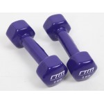 2kg Dumbbells Pair PVC Hand Weights Rubber Coated 2kg Dumbbells Pair PVC Hand Weights Rubber Coated