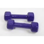 2kg Dumbbells Pair PVC Hand Weights Rubber Coated 2kg Dumbbells Pair PVC Hand Weights Rubber Coated