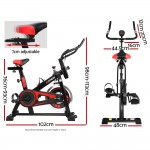 Everfit Spin Bike Exercise Bike Flywheel Fitness Home Commercial Workout Gym Holder Everfit Spin Bike Exercise Bike Flywheel Fitness Home Commercial Workout Gym Holder