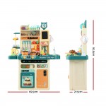 Keezi Kids Kitchen Pretend Play Set 73pcs Food Sink Cooking Utensils 