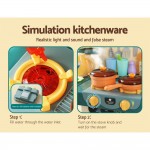 Keezi Kids Kitchen Pretend Play Set 73pcs Food Sink Cooking Utensils 