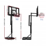 Everfit 3.05m Portable Basketball Hoop Stand System Height Adjustable - Black Everfit 3.05m Portable Basketball Hoop Stand System Height Adjustable - Black