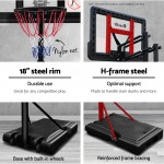 Everfit 3.05m Portable Basketball Hoop Stand System Height Adjustable - Black Everfit 3.05m Portable Basketball Hoop Stand System Height Adjustable - Black