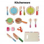 Keezi Kids Pretend Play Food Kitchen Wooden Toys Childrens Cooking Play Utensils Keezi Kids Pretend Play Food Kitchen Wooden Toys Childrens Cooking Play Utensils