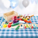 Keezi Kids Pretend Play Food Kitchen Wooden Toys Childrens Cooking Play Utensils Keezi Kids Pretend Play Food Kitchen Wooden Toys Childrens Cooking Play Utensils