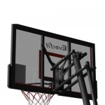 Everfit Portable Basketball Hoop Stand System Height Adjustable Net Ring - Red