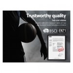 Everfit Portable Basketball Hoop Stand System Height Adjustable Net Ring - Red