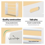 Keezi Kids 12 Plastic Bins Toy Organiser Box Bookshelf Storage Children Rack Keezi Kids 12 Plastic Bins Toy Organiser Box Bookshelf Storage Children Rack