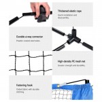 Everfit Portable Sports Net Stand For Badminton Volleyball Tennis Soccer 4m 4ft - Blue Everfit Portable Sports Net Stand For Badminton Volleyball Tennis Soccer 4m 4ft - Blue
