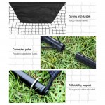 Everfit Portable Soccer Rebounder Net Volley Training Football Goal Pass Trainer - Black