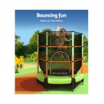 Everfit 4.5ft Trampoline Kids Mini Trampoline - Green