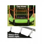 Everfit 4.5ft Trampoline Kids Mini Trampoline - Green