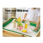 Keezi Kids Sandpit Sand and Water Wooden Table with Cover Outdoor Sand Pit Toys Keezi Kids Sandpit Sand and Water Wooden Table with Cover Outdoor Sand Pit Toys