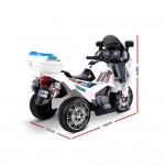 Rigo Kids Police Motorbike Ride On - White Rigo Kids Police Motorbike Ride On - White