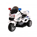 Rigo Kids Police Motorbike Ride On - White Rigo Kids Police Motorbike Ride On - White