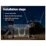 Everfit Portable Baseball Softball Sports Tennis Training Net Stand - Red Everfit Portable Baseball Softball Sports Tennis Training Net Stand - Red