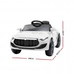 Rigo Kids Maserati Car Ride On - White Rigo Kids Maserati Car Ride On - White