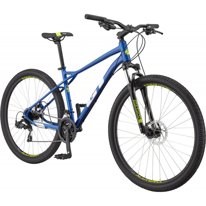 GT Bicycles Aggressor Sport 29" Hardtail MTB Bike - Gloss Metallic Blue - LG GT Bicycles Aggressor Sport 29" Hardtail MTB Bike - Gloss Metallic Blue - LG
