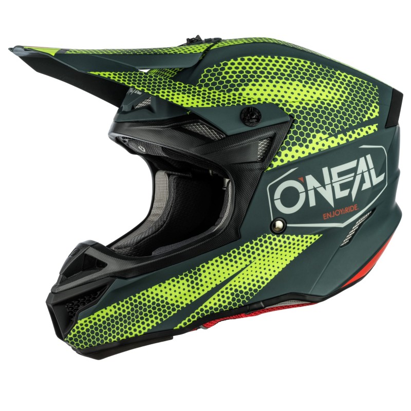 Oneal 2021 5 Series Covert Helmet Charcoal/Neon Yellow Adult LG Oneal 2021 5 Series Covert Helmet Charcoal/Neon Yellow Adult LG