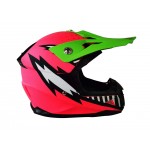 GMX Motocross Junior Helmet Pink - Large (51-52cm) GMX Motocross Junior Helmet Pink - Large (51-52cm)
