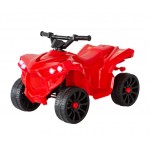 Lenoxx Rechargeable Ride On Quad Bike with Safe Braking System - Red