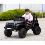 Lenoxx Jeep Inspired Electric Ride On - Black Lenoxx Jeep Inspired Electric Ride On - Black
