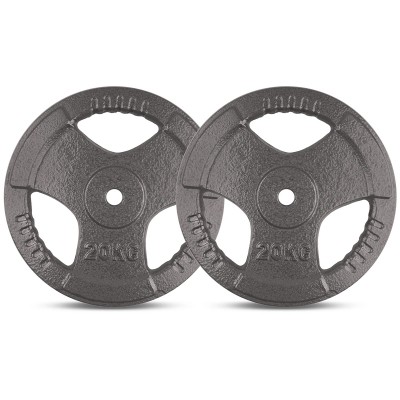 Lifespan CORTEX 20kg Tri-Grip 25mm Standard Plate (Pair)
