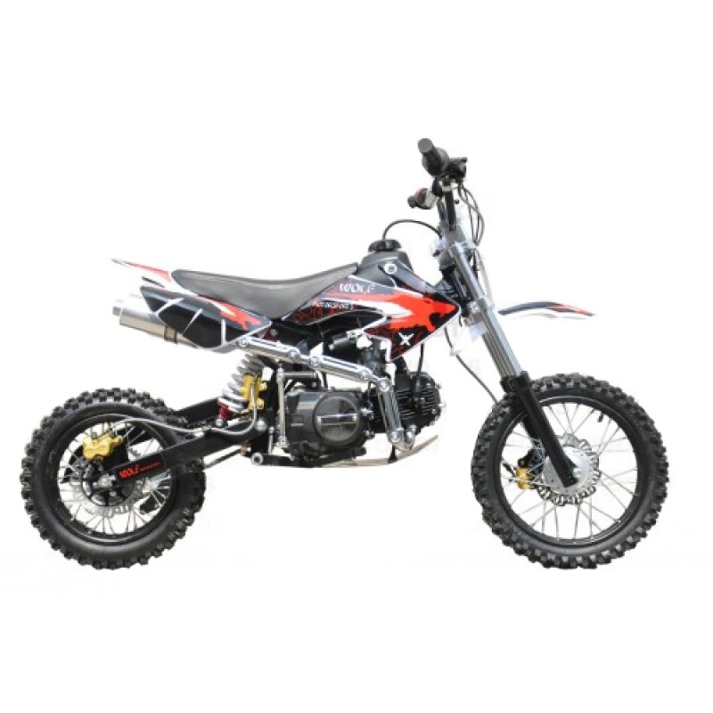 MW 125cc Dirt Bike Small Wheel Red MW 125cc Dirt Bike Small Wheel Red